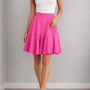 Ralph Lauren Pink Linen Skirt